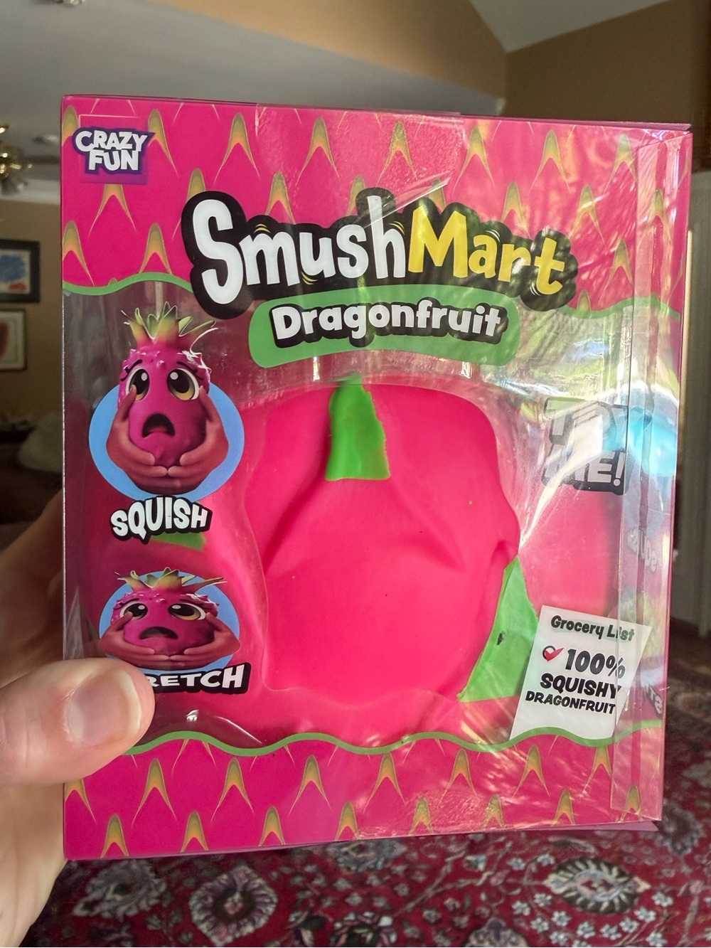 Dragonfruit Squishy Toy - Pink